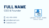 Paint Roller Bucket  Business Card Design