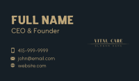 Elegant Gold Business Business Card Image Preview