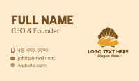 Golden Bread Shell  Business Card