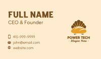 Golden Bread Shell  Business Card Design