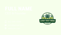 Garden Grass Cutting Business Card Design