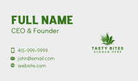 Grass Leaf Lawn Business Card