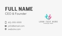 Family Heart Foundation Business Card Design