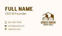 House Storage Facility  Business Card