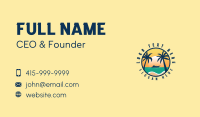 Travel Yacht Vacation Business Card