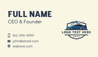 Car Polishing Garage Business Card Design