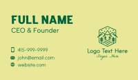 Green Outdoor Nature  Business Card