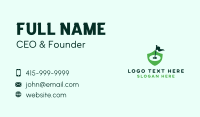 Golf Course Flag Shield Business Card Design