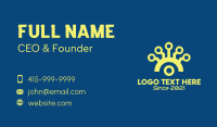 Telecommunication Business Card example 2