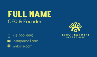 Yellow Tech Networking Business Card