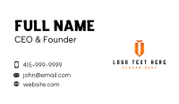 Bolt Screw Hardware Business Card Design