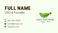 Organic Herbal Cup Business Card Design