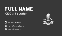 Rock Guitar Headstock  Business Card