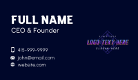 Retro Nightlife Business Business Card