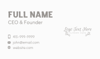 Engagement Business Card example 3