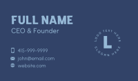 Startup Business Card example 1