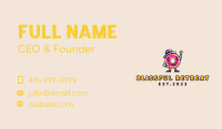 Colorful Doughnut Mascot Business Card Design