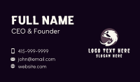 Ghost Halloween Graffiti  Business Card Design