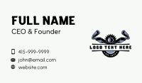 Muffler Automotive Garage Business Card