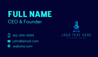 Microphone Business Card example 1