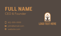 Yoga Coffee Arch Business Card Design