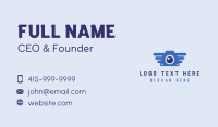 Blue Drone Business Card example 2