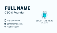 Swimmer Business Card example 1