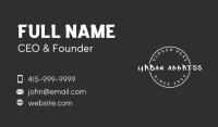 Urban Streetwear Fashion Business Card Image Preview