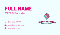 Gaming Woman Streamer Business Card