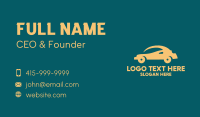 Small Yellow Car Business Card