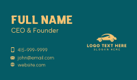 Small Yellow Car Business Card