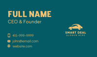 Small Yellow Car Business Card Image Preview