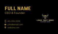 Bison Mascot Gaming Business Card