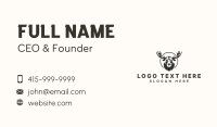 Moose Buck Wildlife Business Card Design