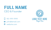 Blue Bird Monoline Business Card Design