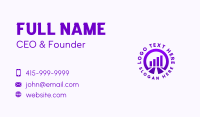 Values Business Card example 4