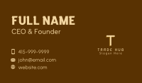 Basic Business Lettermark Business Card Image Preview