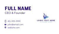 Wash Squeegee Housekeeping Business Card
