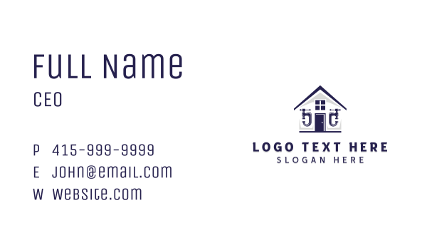 Handyman Clamp Tool Business Card Design Image Preview