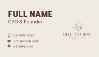 Red Orange Business Card example 3