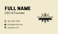 Barber Business Card example 1