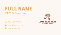 Dog Grooming Towel Business Card