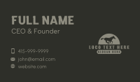 Vintage Western Horse Business Card Design