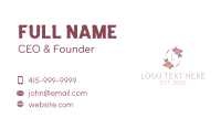 Rose Petal Lettermark  Business Card