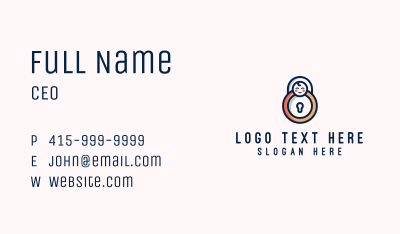 Child Safety Lock  Business Card