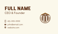 Legal Business Card example 1