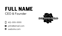 Graffiti Art Wordmark Business Card