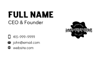 Graffiti Art Wordmark Business Card Design