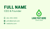 Fresh Green Avocado Business Card Design