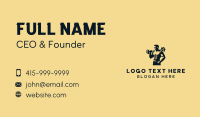 Barbell Fitness Gym Business Card